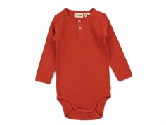 Wheat red rib bodysuit Benny